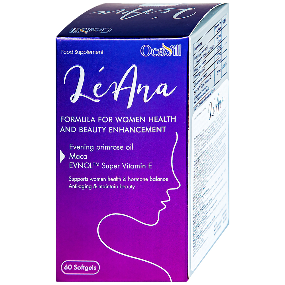Hình ảnh Viên uống LéAna Ocavill hỗ trợ cân bằng nội tiết tố (60 viên)
