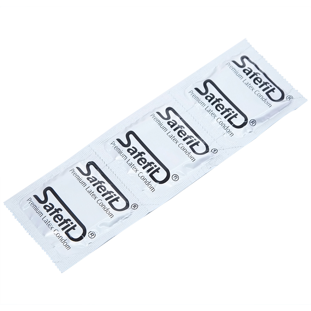 Hình ảnh Bao cao su Safefit Comfortable S52 không mùi khó chịu, độ bền cao, khả năng co giãn tốt, chất bôi trơn (3 cái)