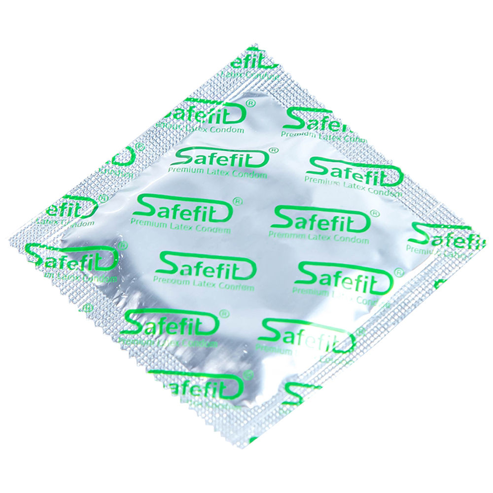 Hình ảnh Bao cao su Safefit 003 S52 siêu mỏng, không gây dị ứng, nhiều chất bôi trơn (3 cái)