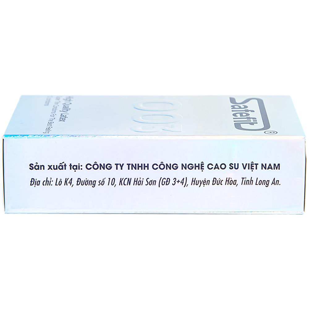 Hình ảnh Bao cao su Safefit 003 S52 siêu mỏng, không gây kích ứng, có chất bôi trơn (12 cái) 