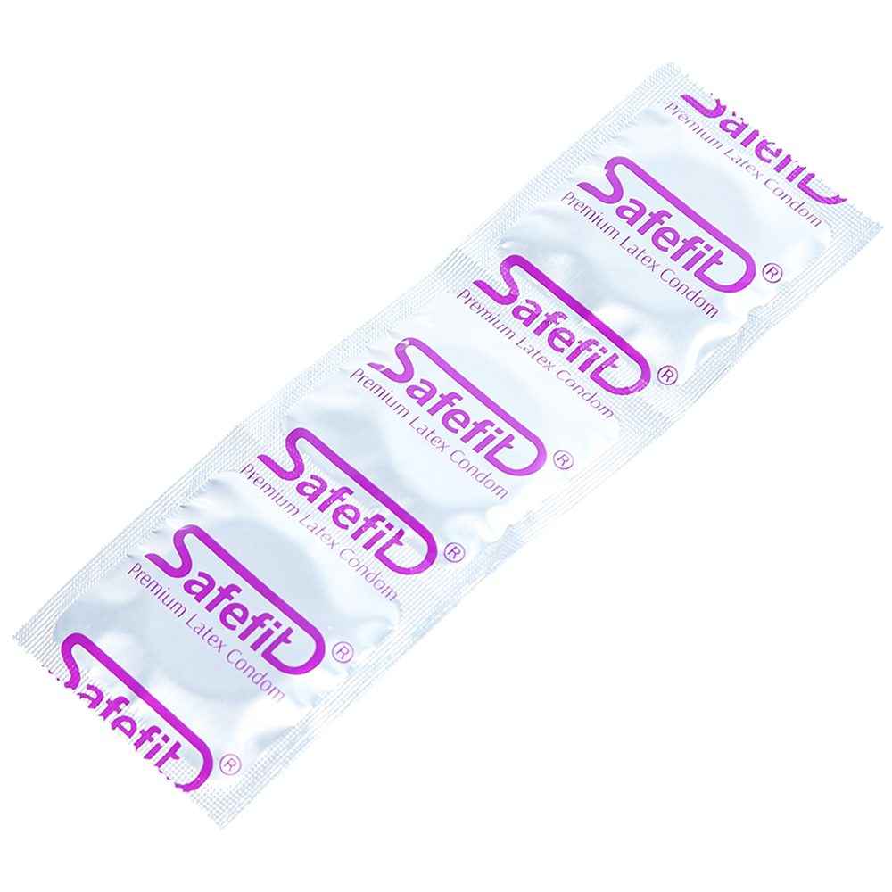 Hình ảnh Bao cao su Safefit Freezer Max S52 chứa nhiều gel làm mát, kéo dài thời gian quan hệ (3 cái)