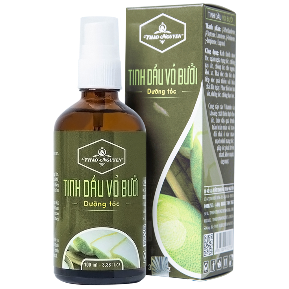 Tinh dầu vỏ bưởi dưỡng tóc Thảo Nguyên kích thích mọc tóc, ngừa rụng tóc (100ml)