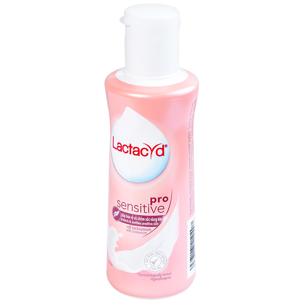 Hình ảnh Dung dịch vệ sinh phụ nữ Lactacyd Pro Sensitive bảo vệ và chăm sóc vùng kín (150ml)