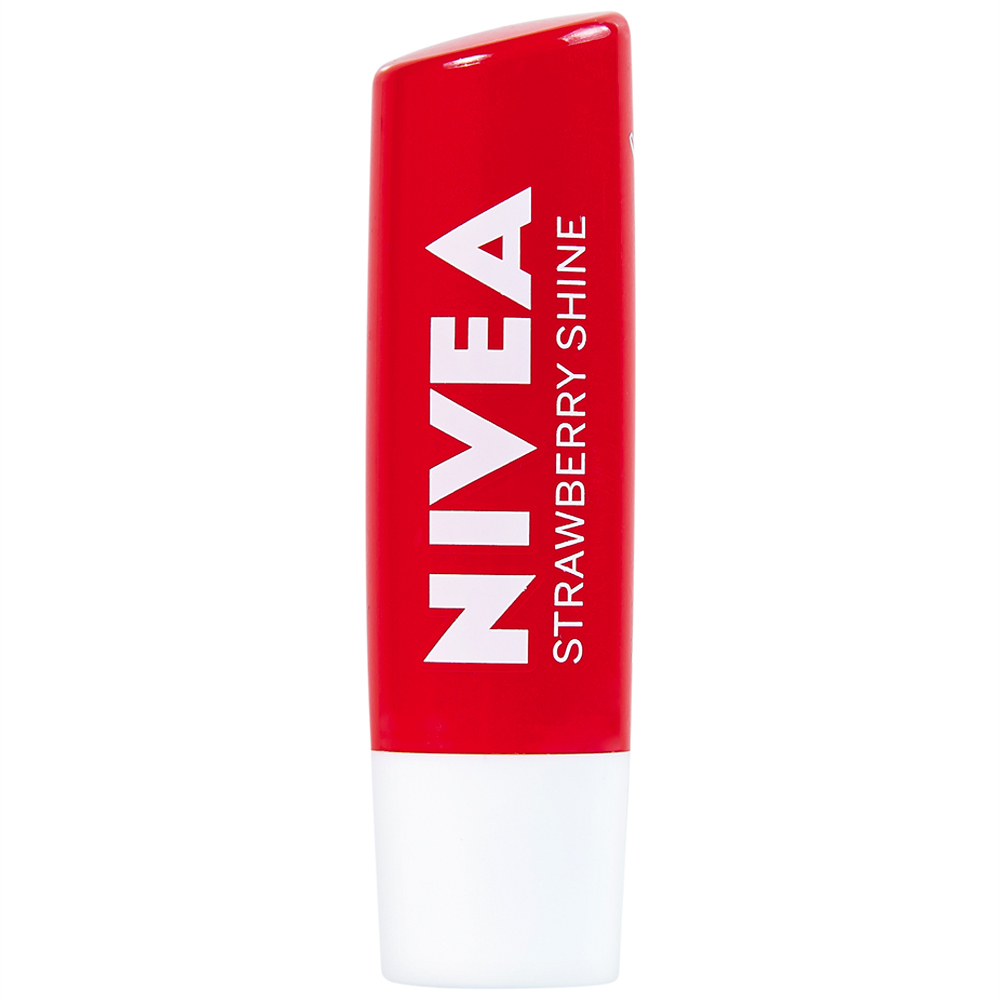 Son dưỡng ẩm Nivea Strawberry Shine dưỡng và duy trì độ ẩm cho môi (4,8g)