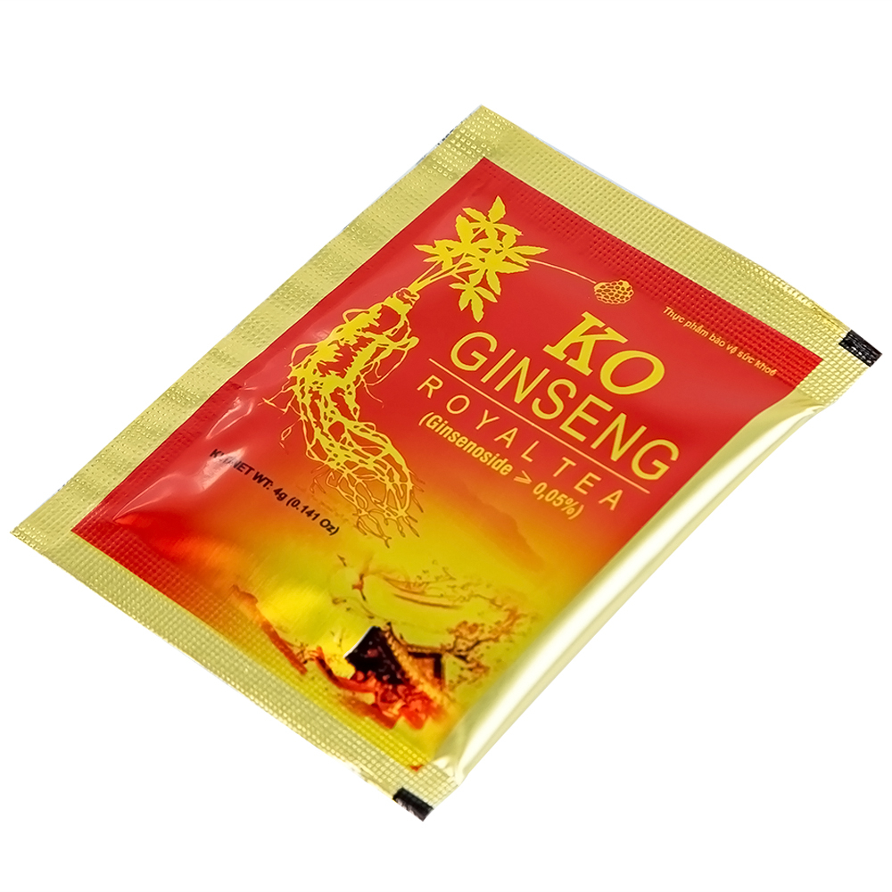 Hình ảnh Trà nhân sâm KO Ginseng Royal Tea tăng cường sức khỏe, nâng cao sức đề kháng (10 hộp lẻ x 10 gói x 400g)