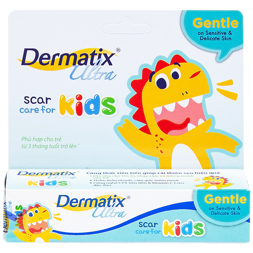 Hình ảnh Gel trị sẹo Dermatix Ultra Scar Care For Kids Menarini phù hợp cho trẻ từ 3 tháng tuổi trở lên (5g)