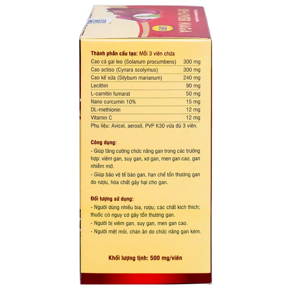 Hình ảnh Viên uống Si-Liver Naga Vesta giúp tăng cường miễn dịch, phục hồi và bảo vệ gan (60 viên)