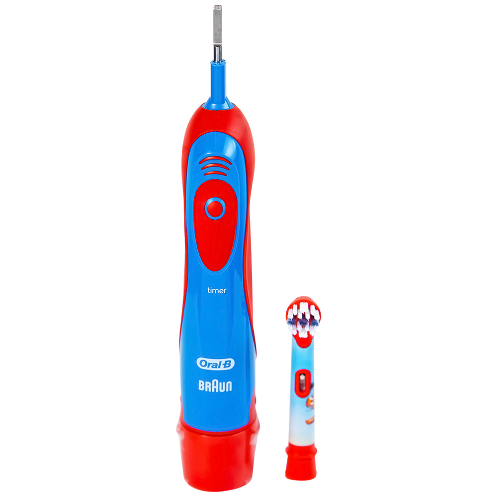 Hình ảnh Bàn chải đánh răng trẻ em Oral-B Stages Power DB4510K làm sạch mảng bám trên răng (1 cây)