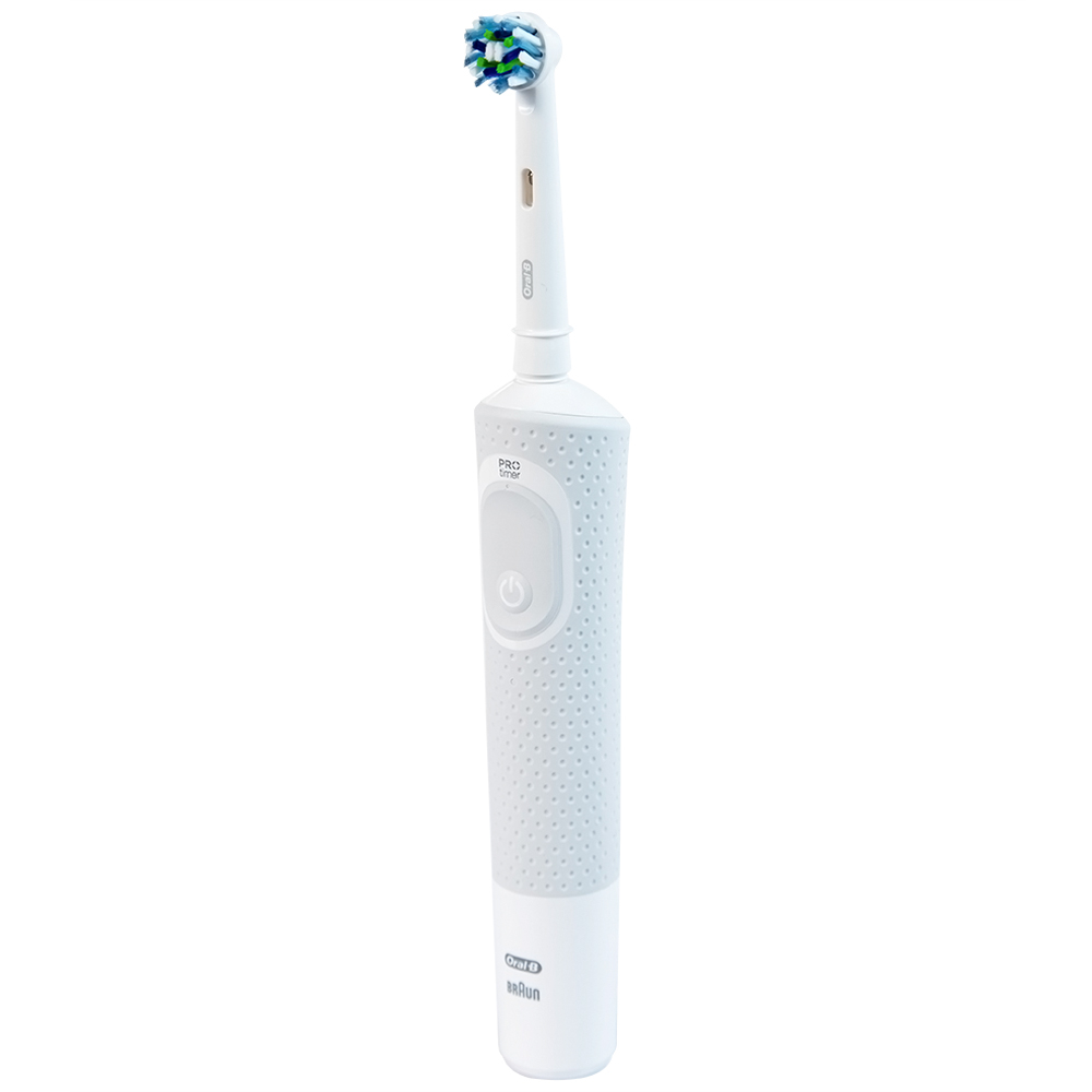 Hình ảnh Bàn chải đánh răng điện Oral-B Vitality CrossAction White D100.413.1 loại bỏ được mảng bám và vết ố trên răng