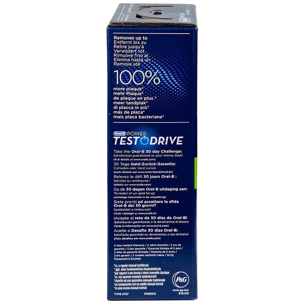 Hình ảnh Bàn chải đánh răng điện Oral-B Pro600 D16.513 loại bỏ các mảng bám, làm sạch răng và khoang miệng cho người lớn