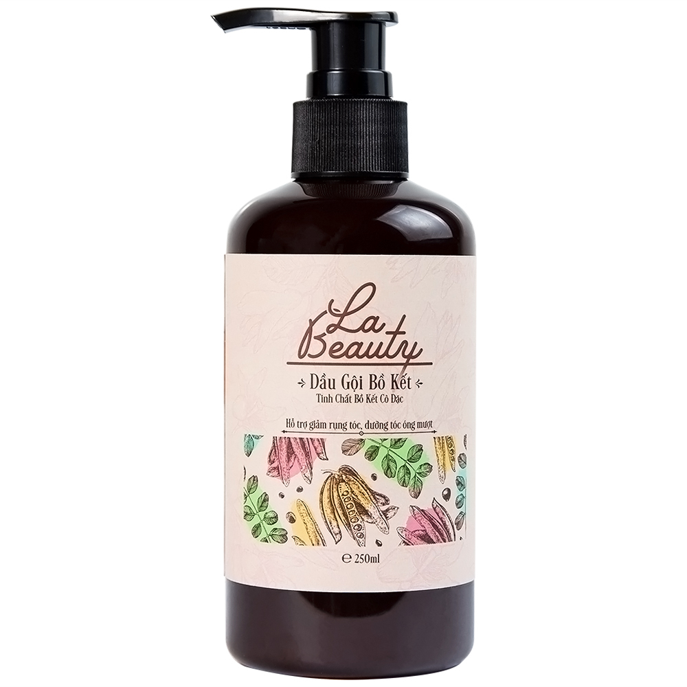 Hình ảnh Dầu gội bồ kết La Beauty loại bỏ dầu nhờn, ngăn nấm, gàu, phục hồi hư tổn, giảm gãy rụng (250ml)