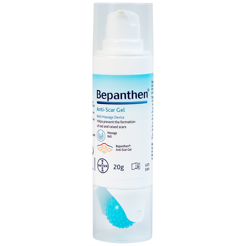 Hình ảnh Gel trị sẹo Bepanthen Anti-Scar ngăn ngừa hình thành sẹo đỏ và sẹo lồi (20g)