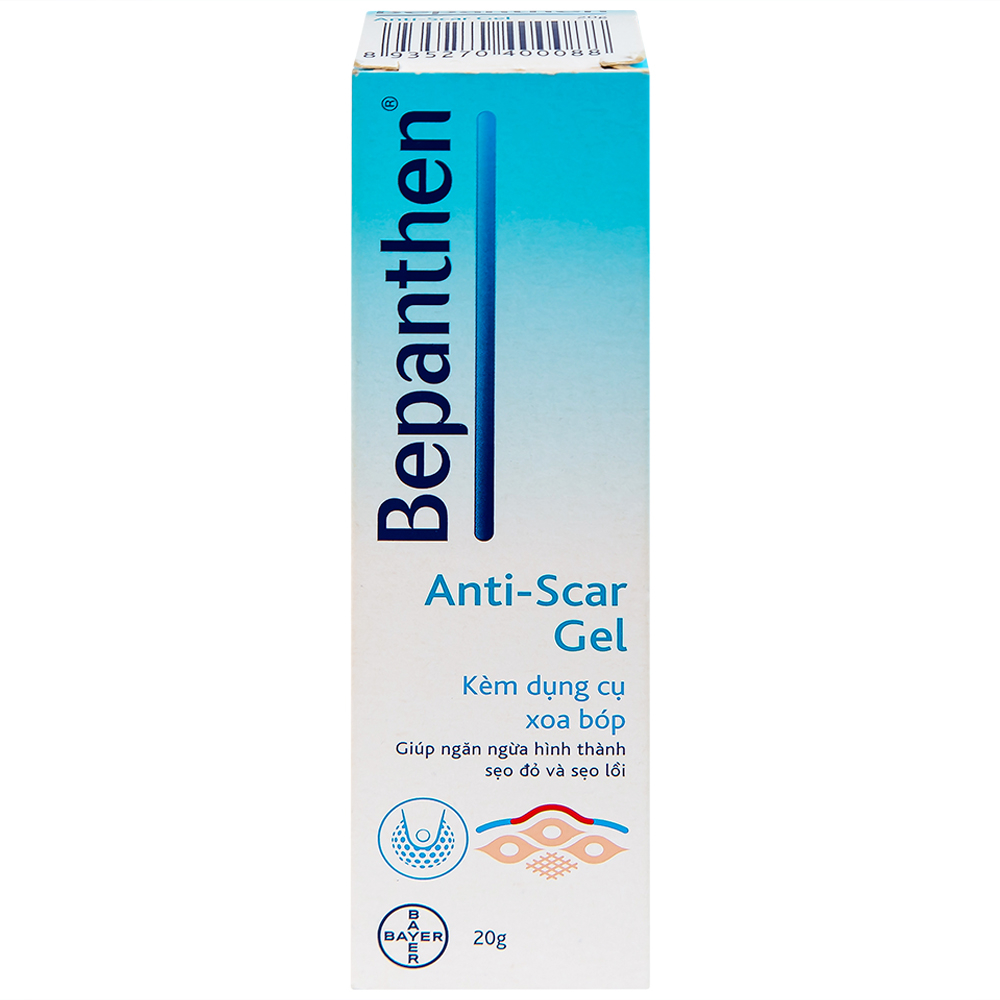 Hình ảnh Gel trị sẹo Bepanthen Anti-Scar ngăn ngừa hình thành sẹo đỏ và sẹo lồi (20g)