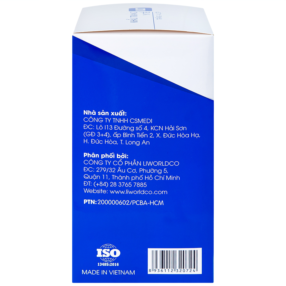 Hình ảnh Khẩu trang y tế ILT Liworldco màu trắng 4 lớp hỗ trợ ngăn khói, bụi, kháng khuẩn (50 cái)