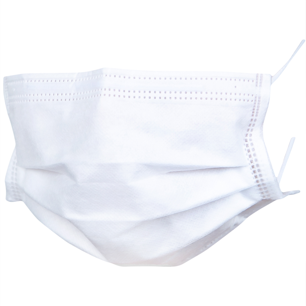 Hình ảnh Khẩu trang y tế ILT Liworldco màu trắng 4 lớp hỗ trợ ngăn khói, bụi, kháng khuẩn (50 cái)