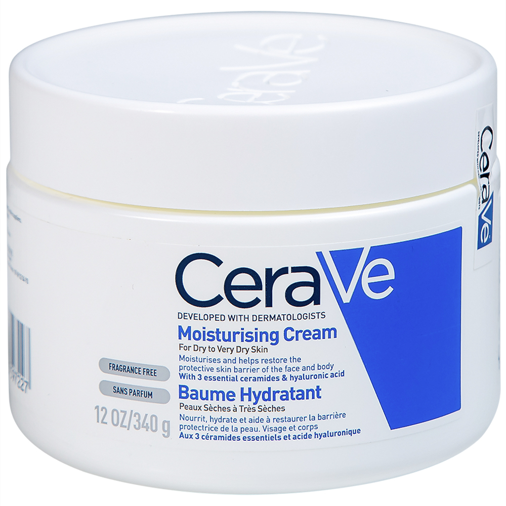 Hình ảnh Kem dưỡng ẩm dành cho da khô Cerave Developed With Dermatologists Moisturising Cream 340g