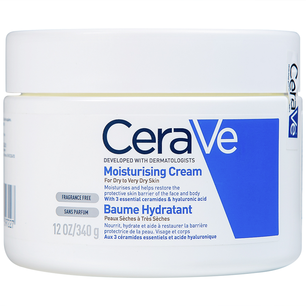 Hình ảnh Kem dưỡng ẩm dành cho da khô Cerave Developed With Dermatologists Moisturising Cream 340g