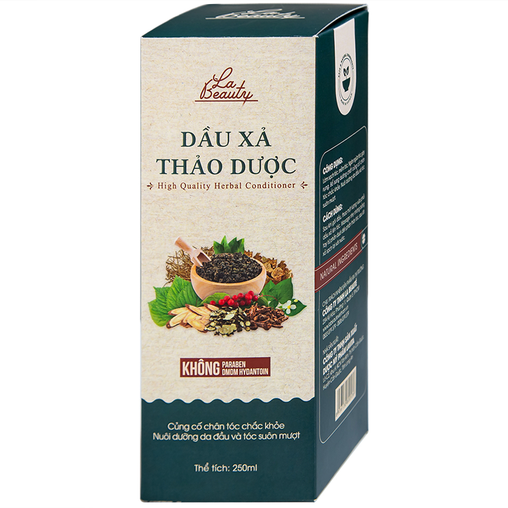 Hình ảnh Dầu xả thảo dược La Beauty củng cố chân tóc chắc khỏe, suôn mượt và ngăn ngừa gãy rụng (250ml)