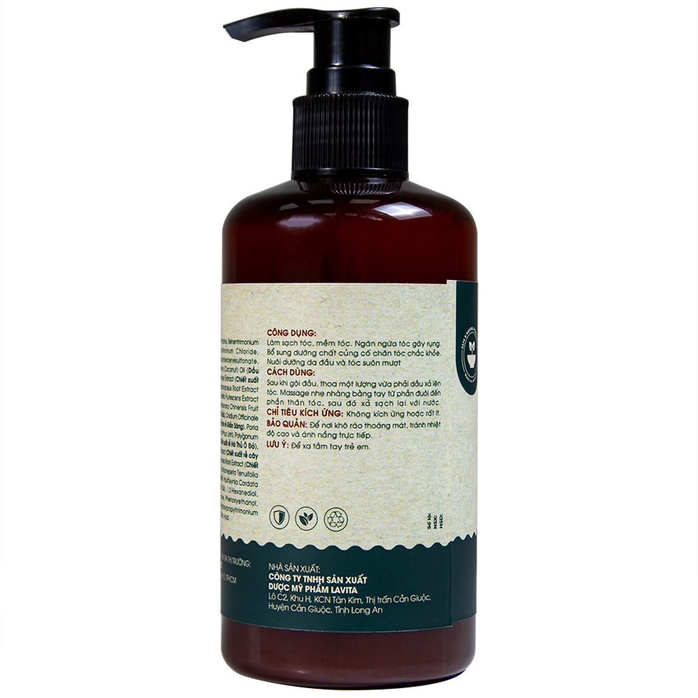 Hình ảnh Dầu xả thảo dược La Beauty củng cố chân tóc chắc khỏe, suôn mượt và ngăn ngừa gãy rụng (250ml)