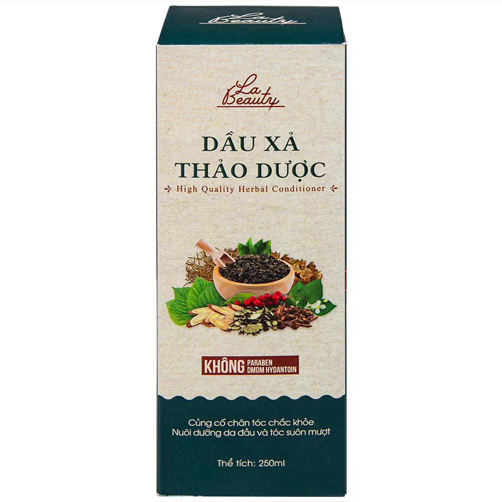 Hình ảnh Dầu xả thảo dược La Beauty củng cố chân tóc chắc khỏe, suôn mượt và ngăn ngừa gãy rụng (250ml)
