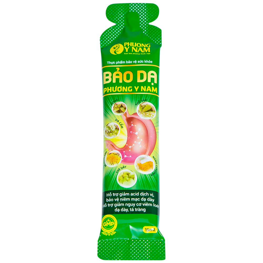 Hình ảnh Dung dịch Bảo Dạ Phương Y Nam hỗ trợ giảm acid dịch vị, bảo vệ niêm mạc dạ dày (15 gói x 15ml)