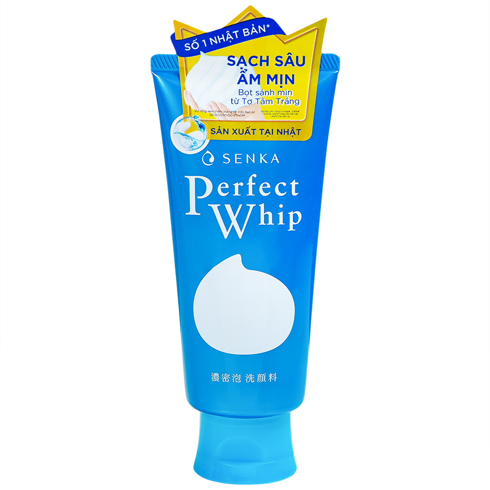 Hình ảnh Sữa rửa mặt tạo bọt Perfect Whip U Senka loại bỏ bụi bẩn, bụi mịn và bã nhờn (120g)