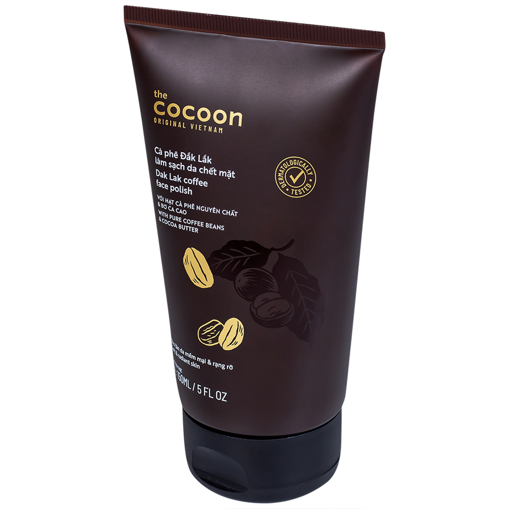 Hình ảnh Cà phê Đắk Lắk Cocoon làm sạch da chết trên mặt (150ml)