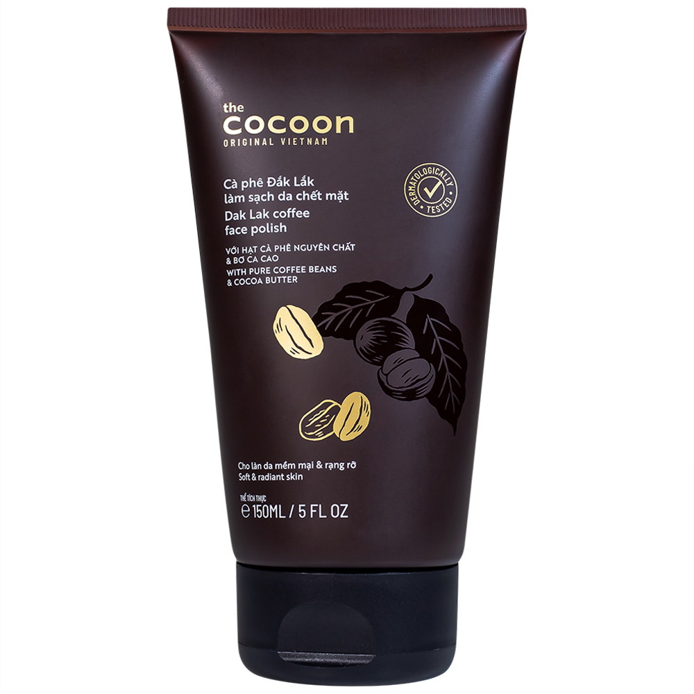 Hình ảnh Cà phê Đắk Lắk Cocoon làm sạch da chết trên mặt (150ml)