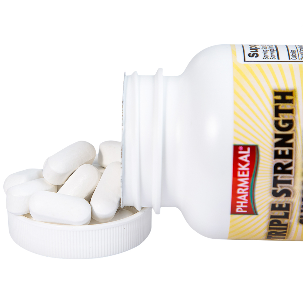Hình ảnh Viên uống Triple Strength Glucosamine 1500mg Pharmekal bổ sung dưỡng chất cho khớp (60 viên)