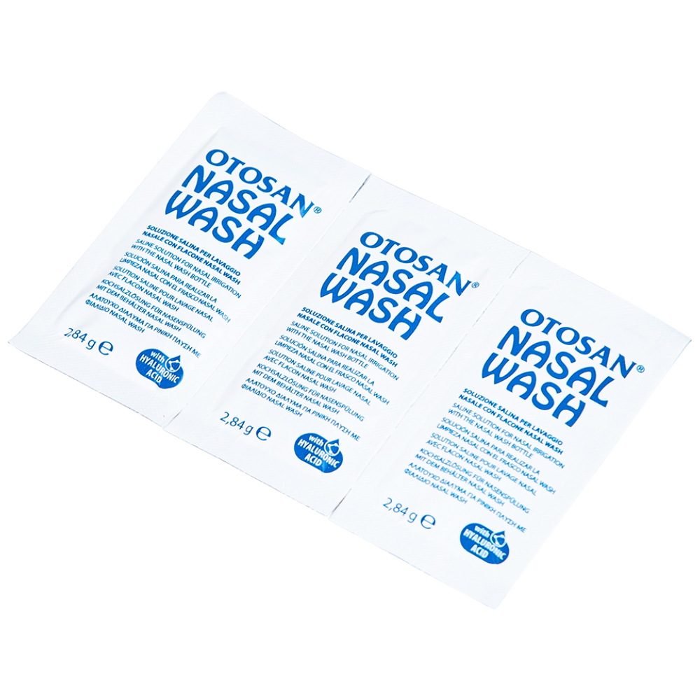 Hình ảnh Dung dịch muối rửa mũi Otosan Nasal Wash làm sạch sâu và giảm chứng viêm mũi dị ứng, cảm lạnh (30 gói)