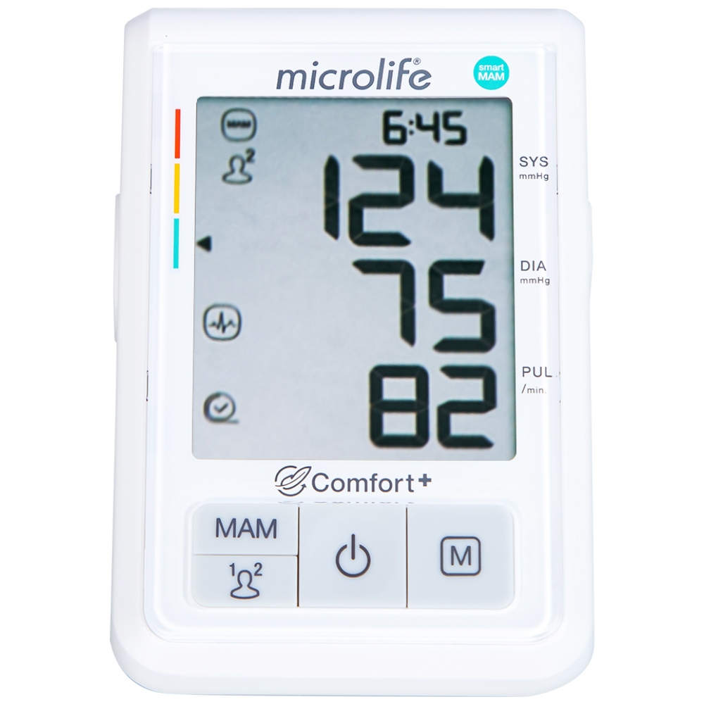 Hình ảnh Máy đo huyết áp bắp tay tự động Microlife B3 Comfort hỗ trợ đo huyết áp và nhịp tim