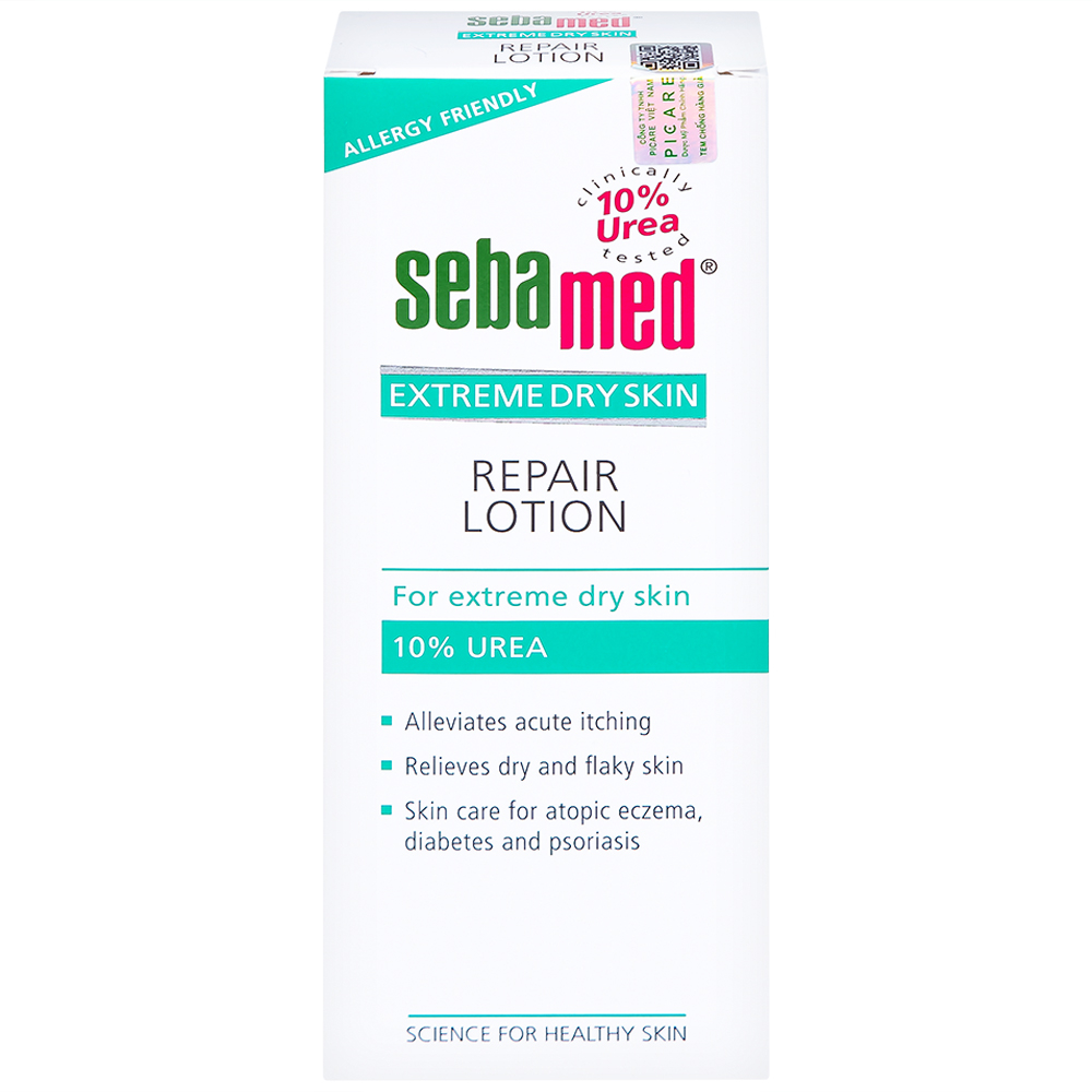 Hình ảnh Sữa dưỡng ẩm Extreme Dry Skin Repair Lotion 10% Urea Sebamed giảm khô, ngứa, bong tróc cho da khô, viêm da cơ địa (200ml)