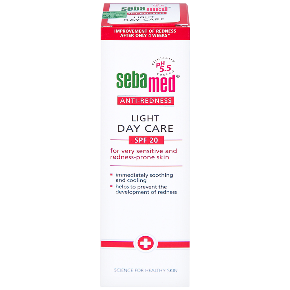 Hình ảnh Kem dưỡng ban ngày Sebamed Anti-Redness Light Day Care dành cho da rất nhạy cảm và dễ bị đỏ (50ml)