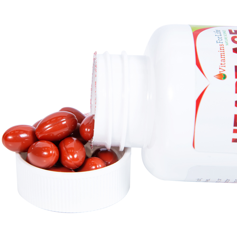 Hình ảnh Viên uống Heart Ace Support Vitamins For Life hỗ trợ sức khỏe tim mạch, điều hòa nhịp tim (Hộp 60 viên)