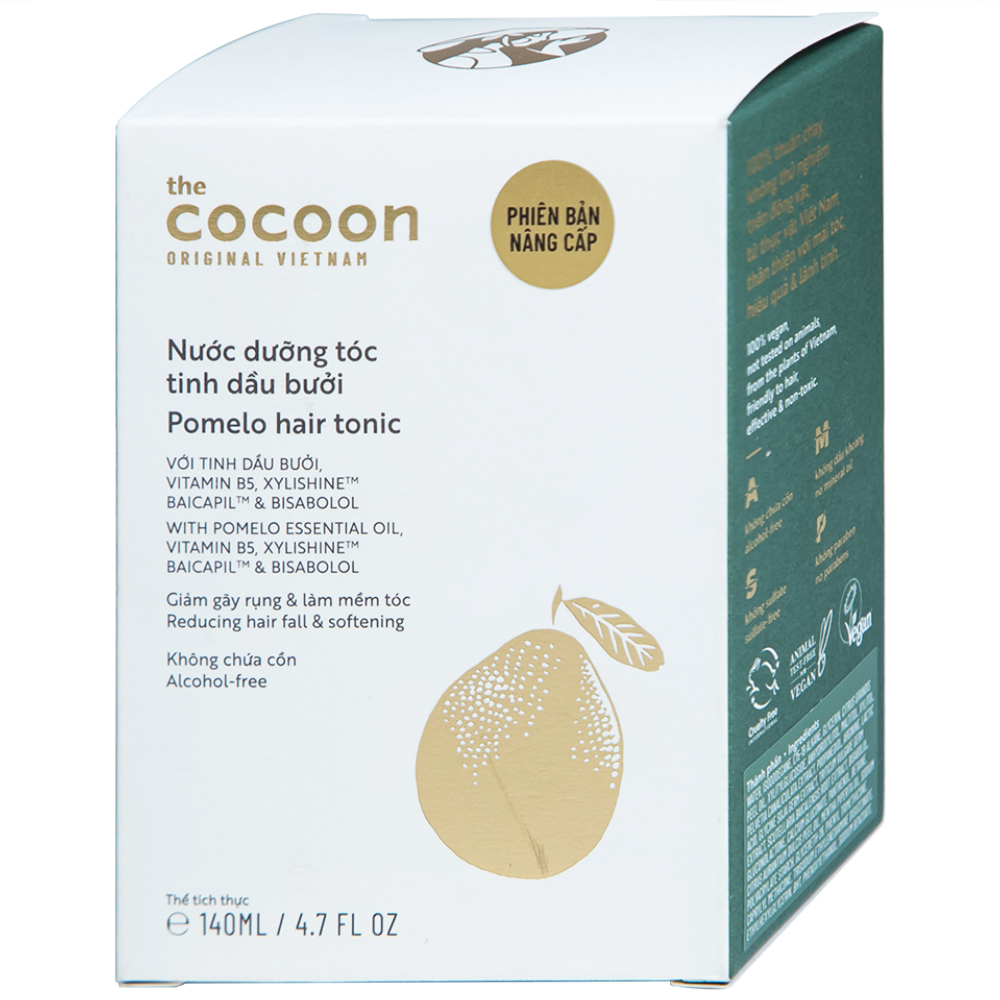 Hình ảnh Nước dưỡng tóc tinh dầu bưởi Cocoon giảm gãy rụng và làm mềm tóc (140ml)