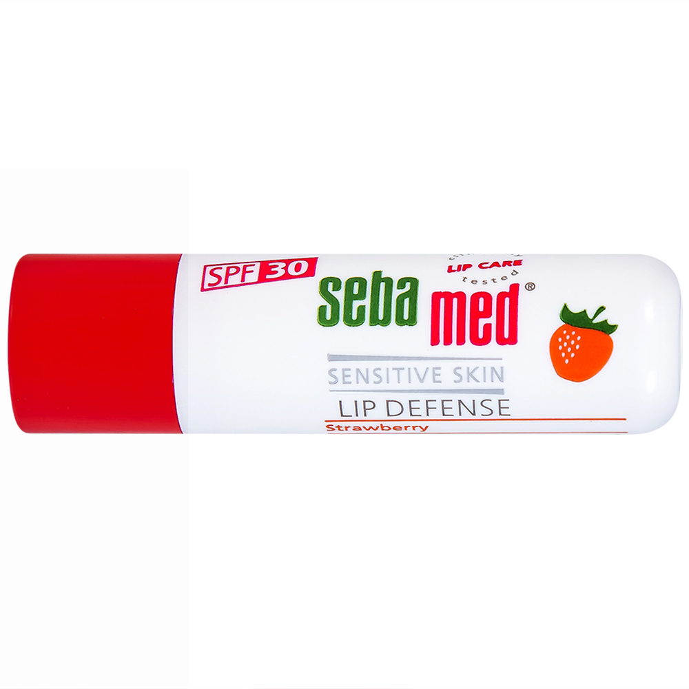 Hình ảnh Son dưỡng bảo vệ môi hương dâu Sebamed Lip Defense (4,8g)