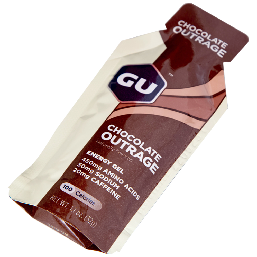 Hình ảnh Thực phẩm bổ sung GU Energy Gel Chocolate Outrage cung cấp dinh dưỡng và năng lượng (32g) 