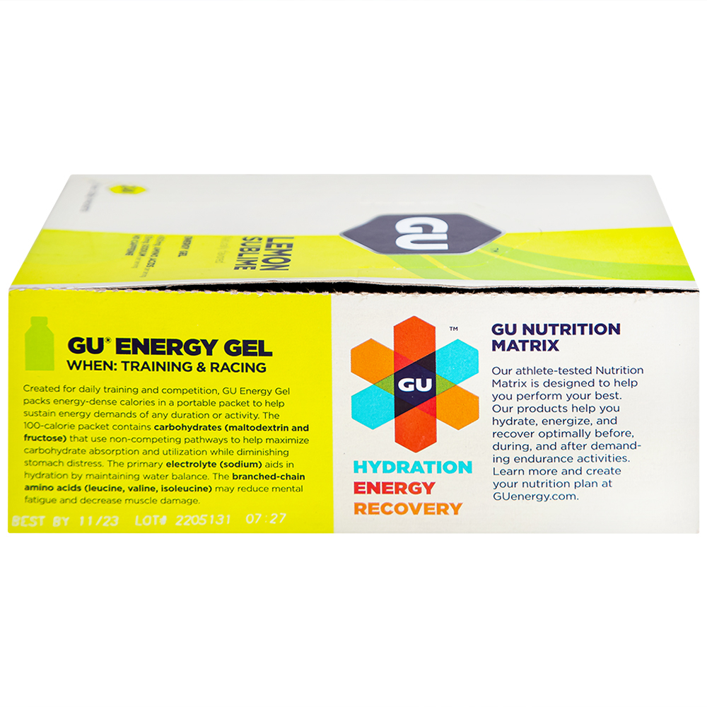 Hình ảnh Thực phẩm bổ sung GU Energy Gel Lemon Sublime cung cấp dinh dưỡng và năng lượng (32g)