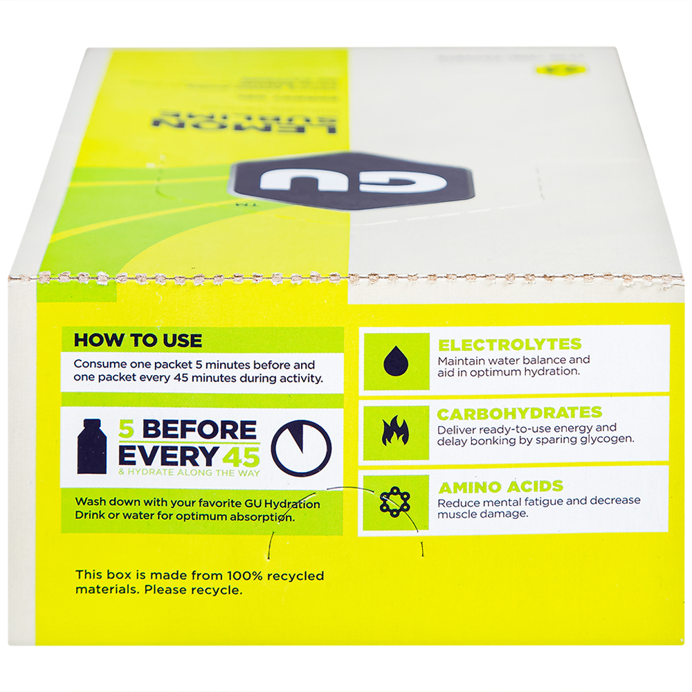 Hình ảnh Thực phẩm bổ sung GU Energy Gel Lemon Sublime cung cấp dinh dưỡng và năng lượng (32g)