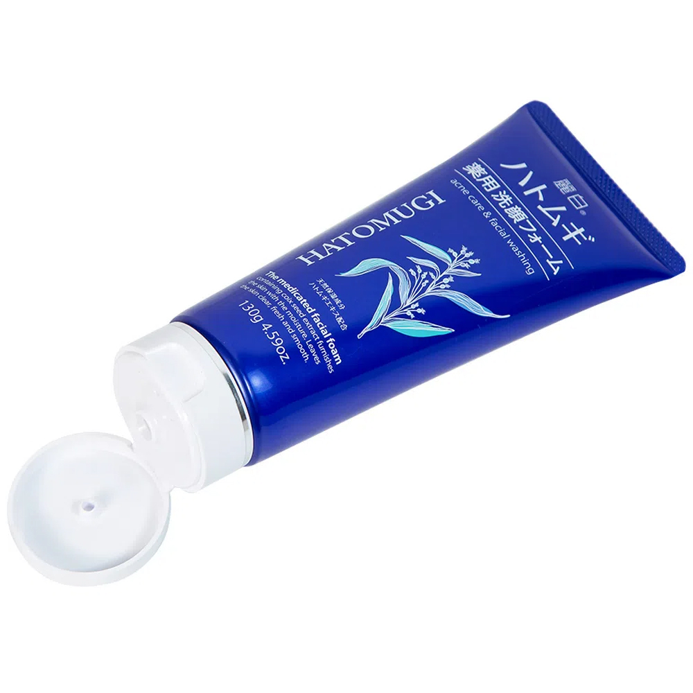 Hình ảnh Sữa rửa mặt Reihaku Hatomugi Acne Care and Facial Washing ngừa mụn, dưỡng ẩm và làm sáng da (130g)