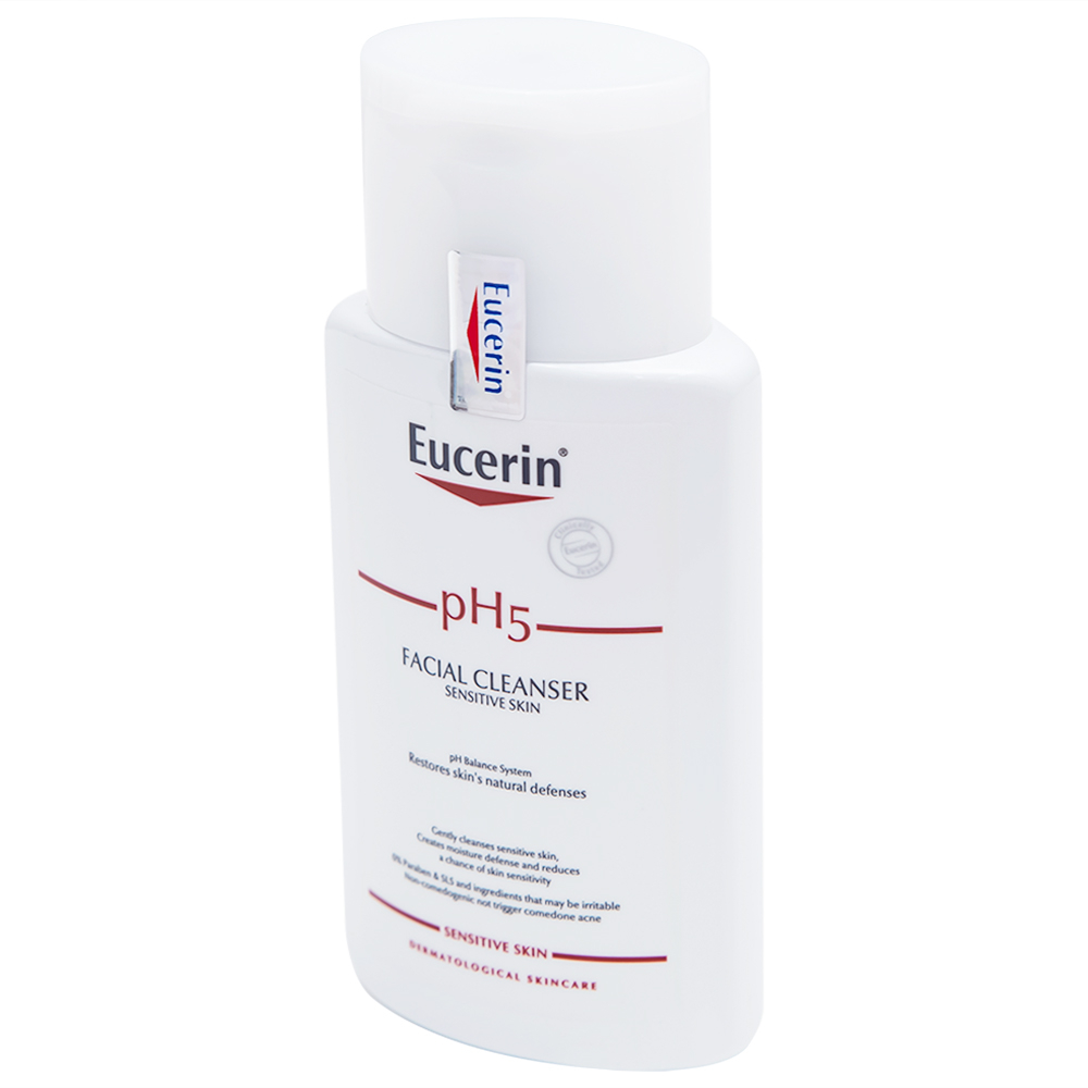 Hình ảnh Sữa rửa mặt cho da nhạy cảm Eucerin PH5 Facial Cleanser Sensitive Skin (100ml)