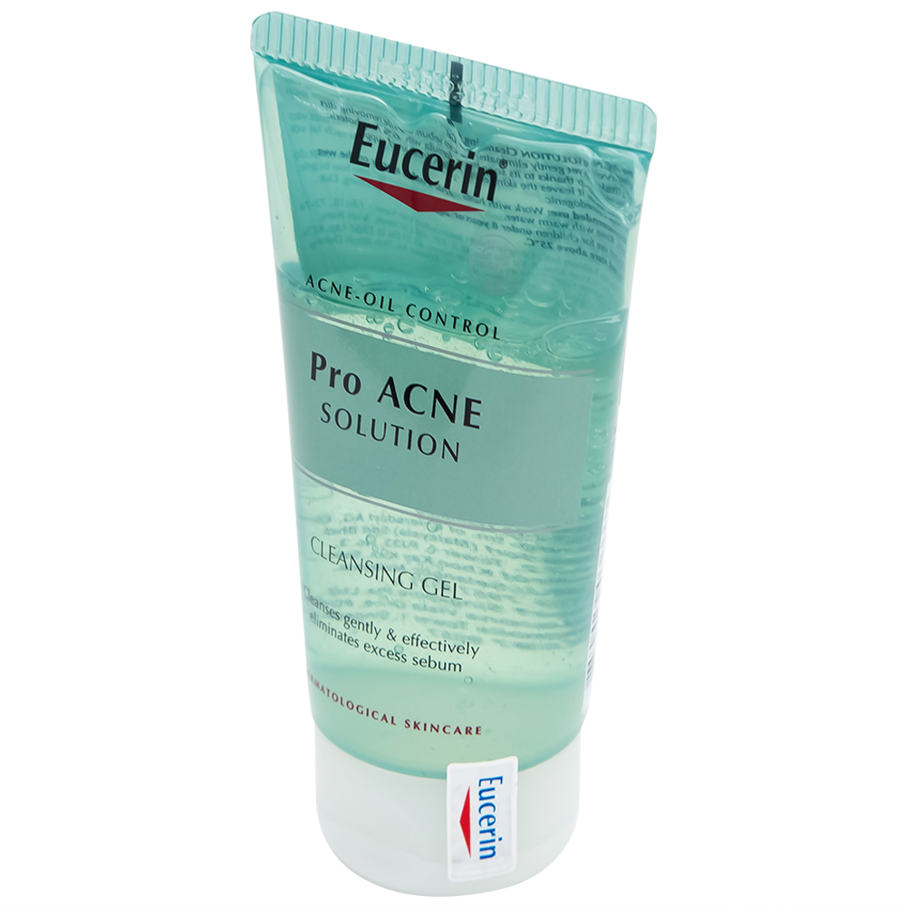 Hình ảnh Gel rửa mặt Eucerin Ance Oil Control Pro Acne Solution Cleansing Gel dành cho da mụn (75ml)