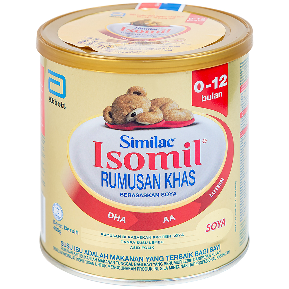 Hình ảnh Sữa bột Similac Isomil Abbott bổ sung dinh dưỡng cho trẻ 0 - 12 tháng (400g)