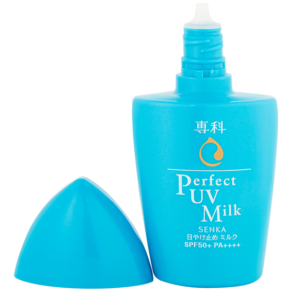 Hình ảnh Sữa chống nắng dưỡng ẩm Senka Perfect UV Milk N SPF50+ PA++++ dành cho mặt và toàn thân (40ml)