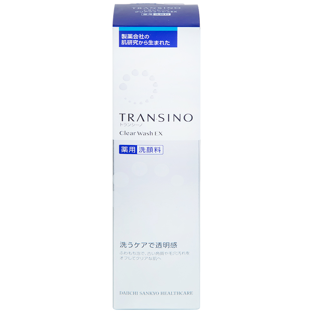 Hình ảnh Sữa rửa mặt Transino Clear Wash EX loại bỏ bụi bẩn, dầu nhờn, bã thừa (100g)