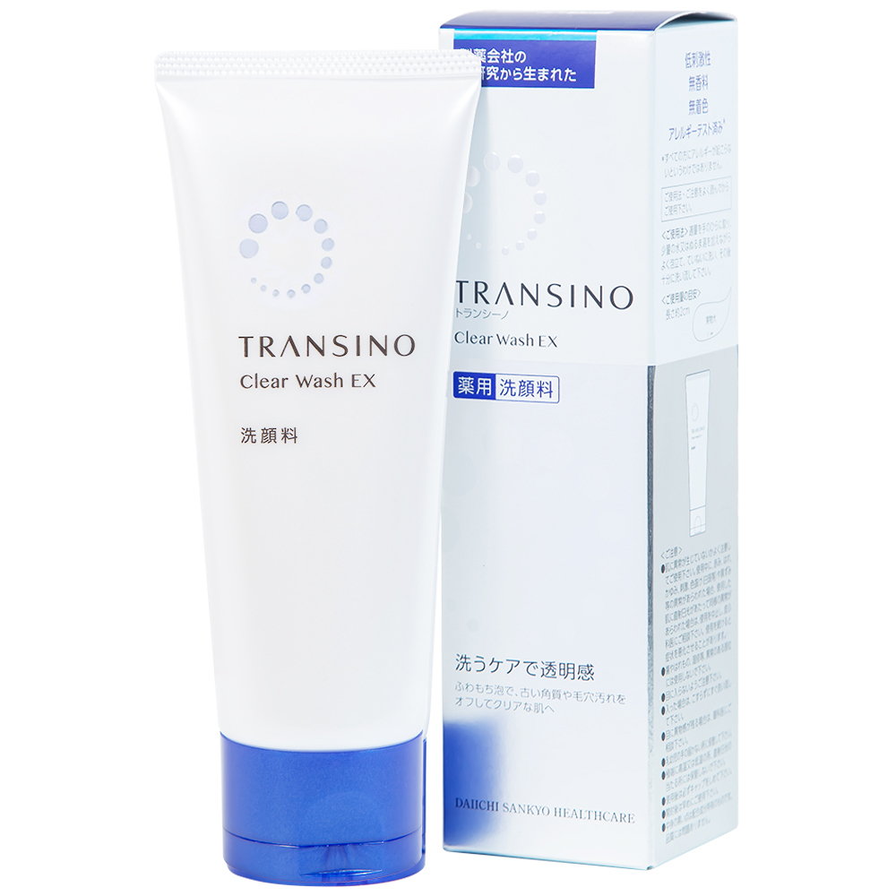 Hình ảnh Sữa rửa mặt Transino Clear Wash EX loại bỏ bụi bẩn, dầu nhờn, bã thừa (100g)