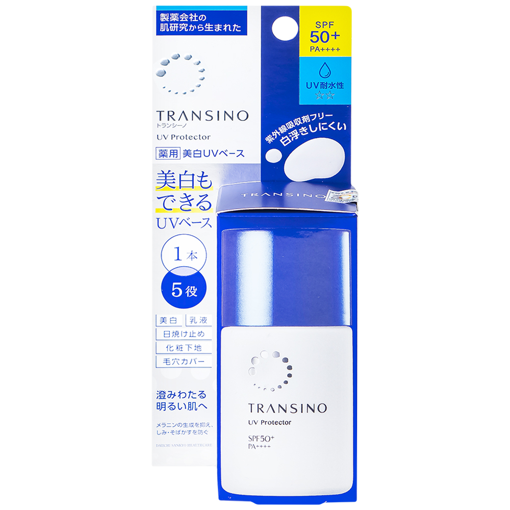 Kem chống nắng Transino Whitening UV Protector hỗ trợ dưỡng trắng, dưỡng ẩm (30ml)