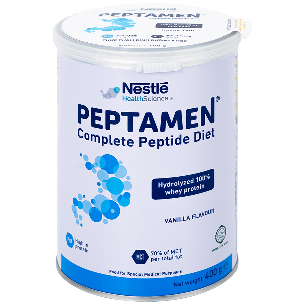 Sữa Peptamen Nestlé cải thiện việc hấp thu đạm, không gây tiêu chảy (400g)