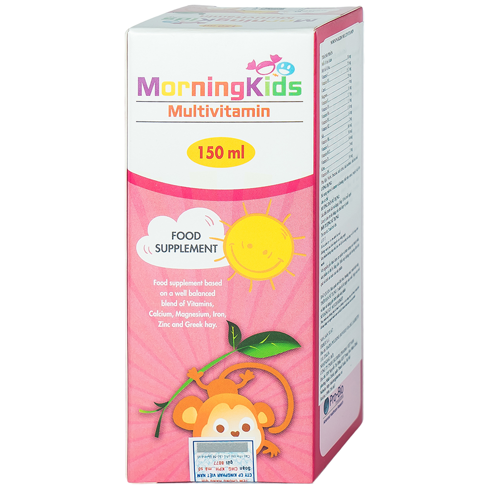 Siro Bổ Sung Vitamin Cho Trẻ Morningkids Multivitamin 150ml 1