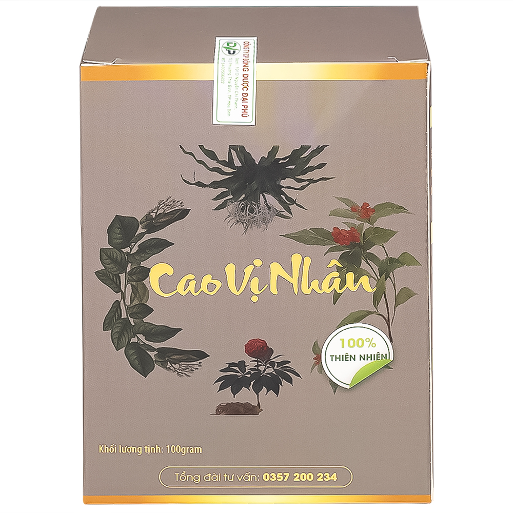 Hình ảnh Cao Vị Nhân 100g Đại Phú hỗ trợ cho phụ nữ mắc u xơ, u nang lành tính